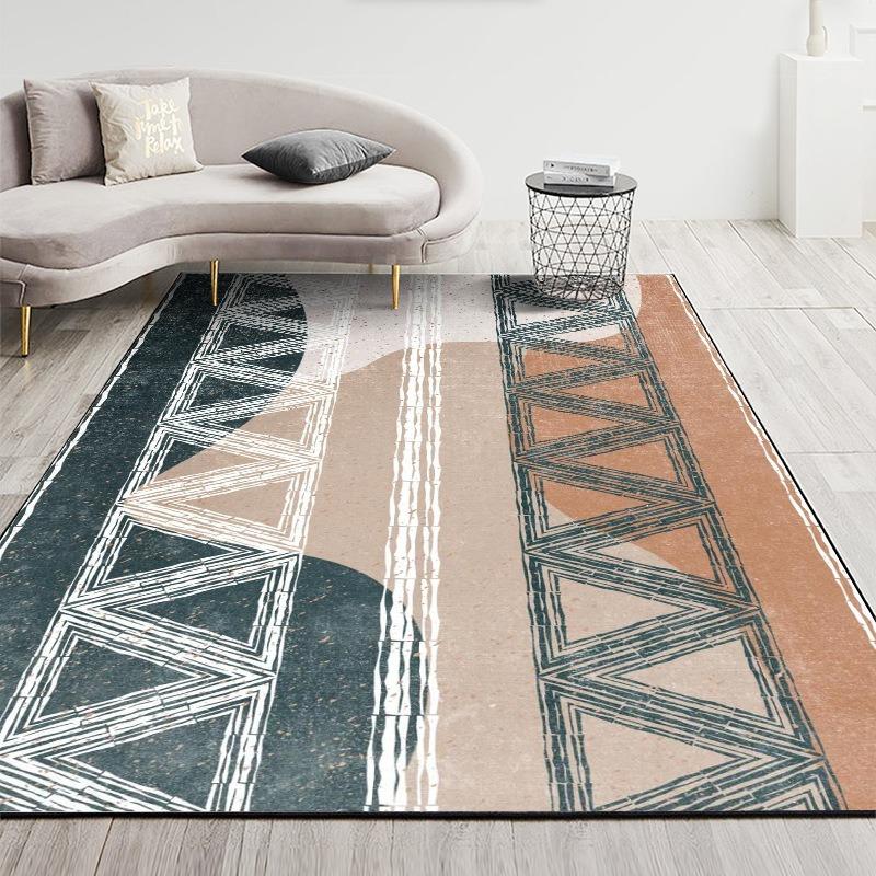 

Modern Minimalist Style Large Carpet Anti-slip Wear-resistant Soft Mat for Living Room Bedroom Rug Beautiful and Fashionable 40x60cm