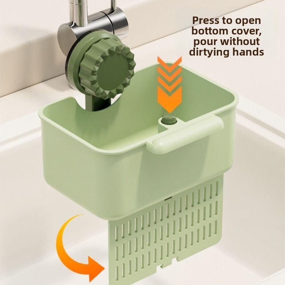 2Pcs Detachable Sink Strainer Basket Creative Fruit Washing Filter Rack Bathroom