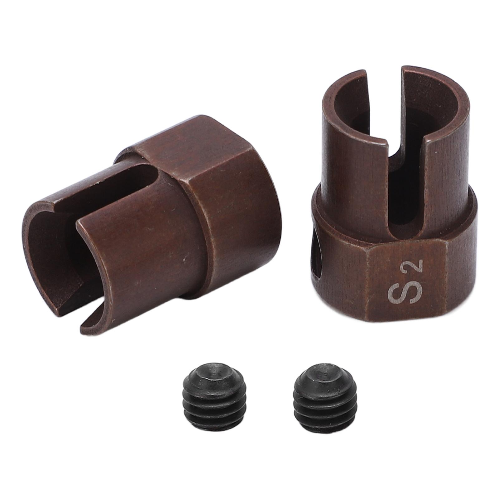 

2Pcs S2 RC Joint Cup Driving Gear Connecting Cup Steel Gear Connector for ZD Racing EX07 17 RC