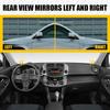 For Toyota RAV4 2009-2012 Pair Side Black Mirror Corner Triangle Bezel Covers I