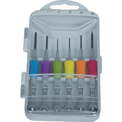 TRUSCO Cushion Grip Precision Screwdriver Set of TCSDA6S 6,
