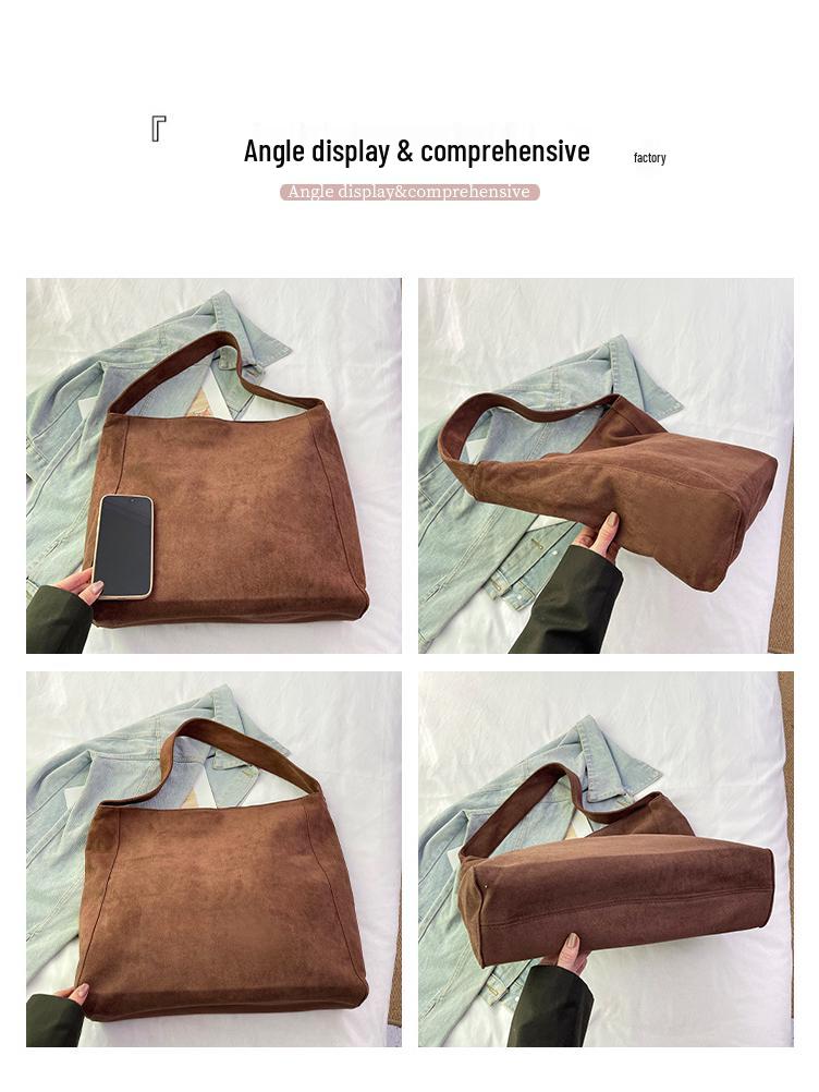 Versatile Large Capacity Tote Bag - Elegant Single Shoulder Travel Bag