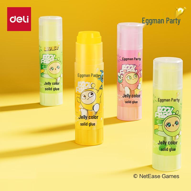 Deli Eggy Party Cartoon Glue Stick