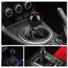Universal Real Carbon Fiber Car Gear Shift Knob Head Shifter  Aluminum Round Ball Shape M8x1.25 M10x1.25 /x1.5 Shift Lever knob