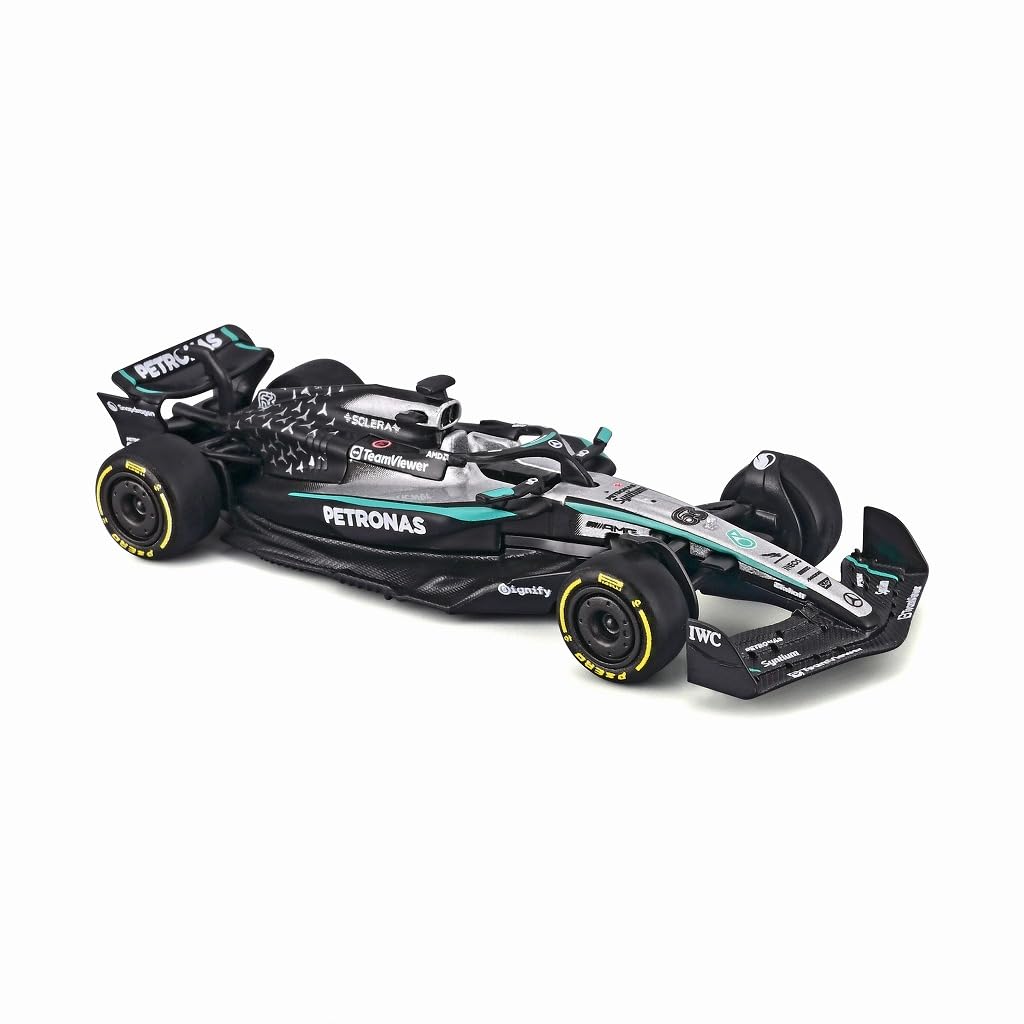 Kyosho BURAGO Petronas F1 Team Team W16 2025 Australian GP Russell Clear Not Included Finished Model BUR58008R 1/64 Mercedes-AMG No.63 G. Case/Driver