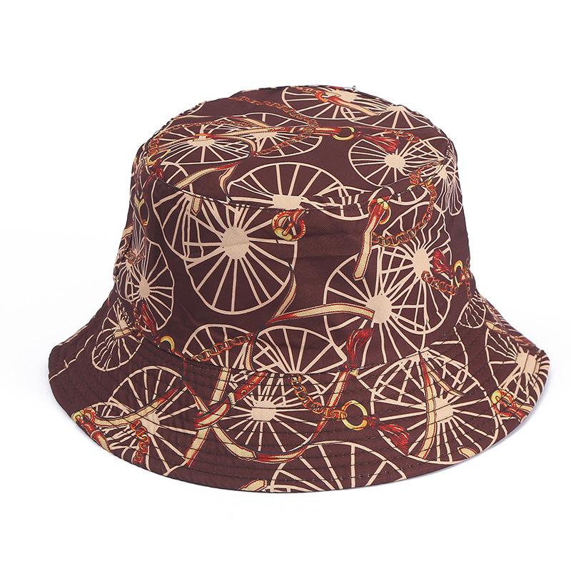 

Вінтажні капелюхи з принтом Пейслі. Жіночі літні двосторонні кепки в стилі хіп-хоп. Чоловічі капелюхи в стилі хіп-хоп на відкритому повітрі. Панамський рибальський капелюх. Мода 2023 р. One Size кавовий