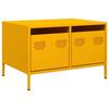 VidaXL TV Stand Mustard Yellow 68x50x43.5 Cm Cold-rolled Steel, TV Stand, TV Sideboard, Hi-fi Cabinet, TV Bench, Cabinet In 851241