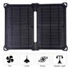 Outdoor Sunpower Foldable Solar Panels Portable Solar Charger 2 USB Port for Phone Traveling Camping Hiking Black 100W 5V