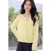 Mocana Women's Pearl Button Knit Top