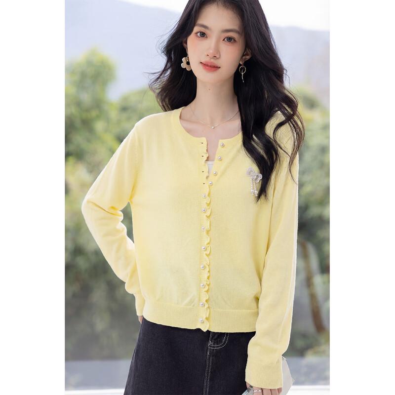 Mocana Women's Pearl Button Knit Top