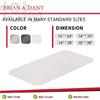 BRIAN & DANY Wire Shelf Liner, Heavy Duty Shelf Liners for Wire Shelving, Waterproof Shelf Mats, Set of 5 (14-Inch-by-36-Inch)
