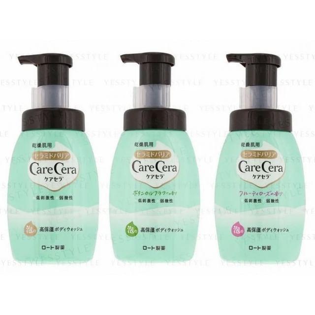 Rohto Mentholatum - Care Cera High Moisturizing Foam Body Wash Pure Floral - 450ml