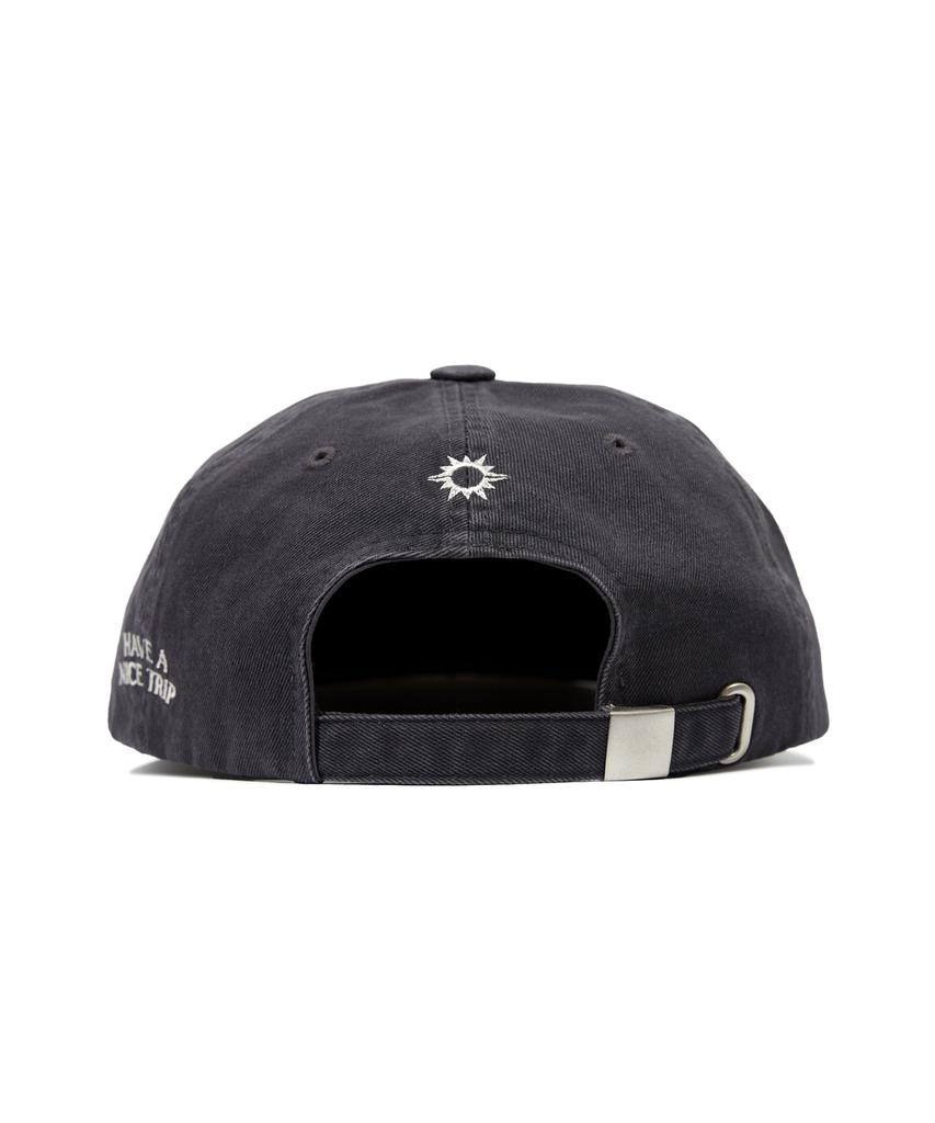 HELLO SUNRISE H Logo Cotton Relaxed Fit 6Panel Cap_Charcoal