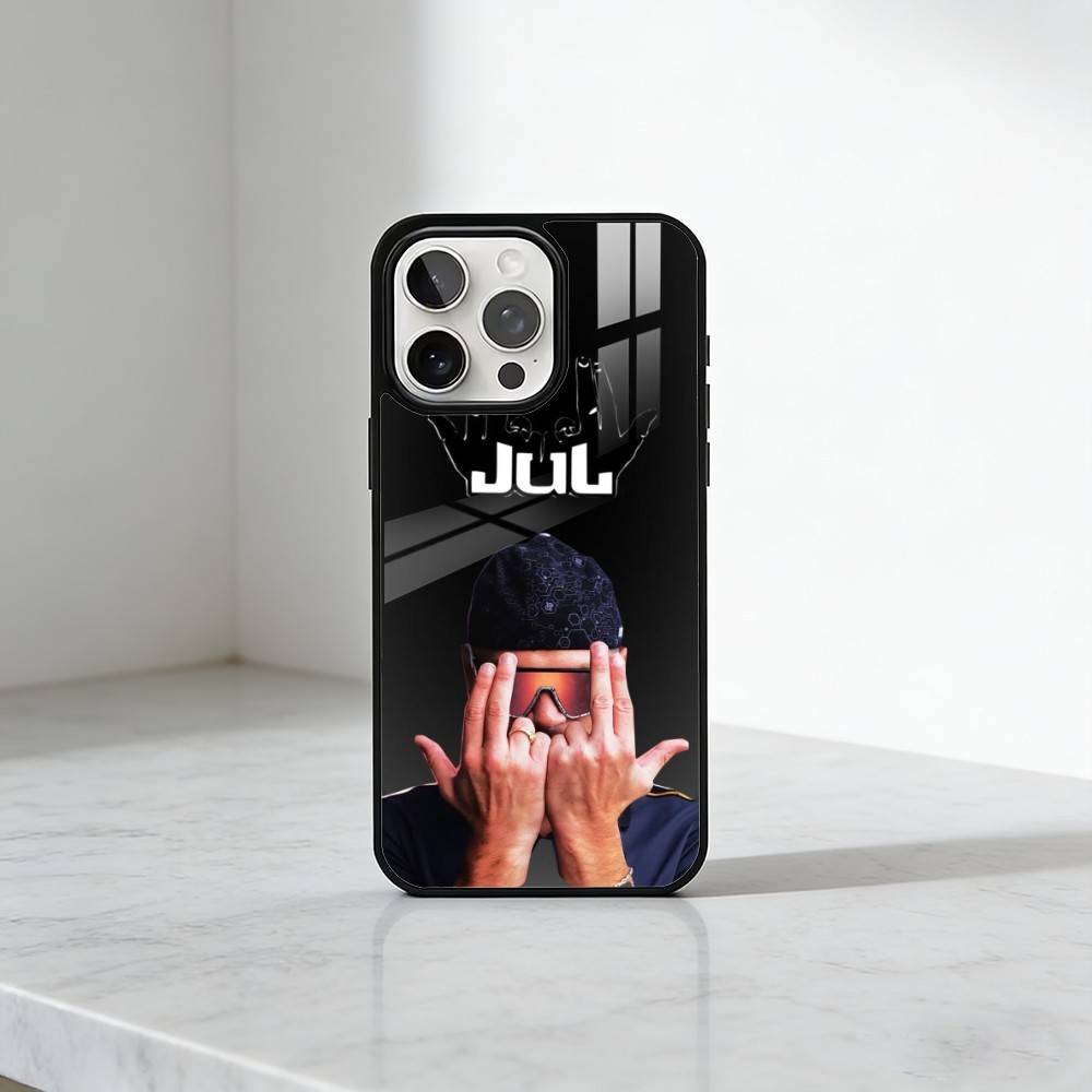 Custodia per Telefono Rapper J-JuL Per iPhone17,16,15,14,13 Plus,Pro Max Magnetica Per Ricarica Wireless Magsafe