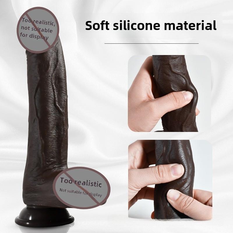 Fairy Black Electric Dildo: Muscle Simulation Masturbator for Women