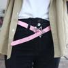 Star Zinc Zinc Alloy PU Leather Rhinestone Adjustable Waistband Star Buckle Belt Women Waist Belt Corset Belt