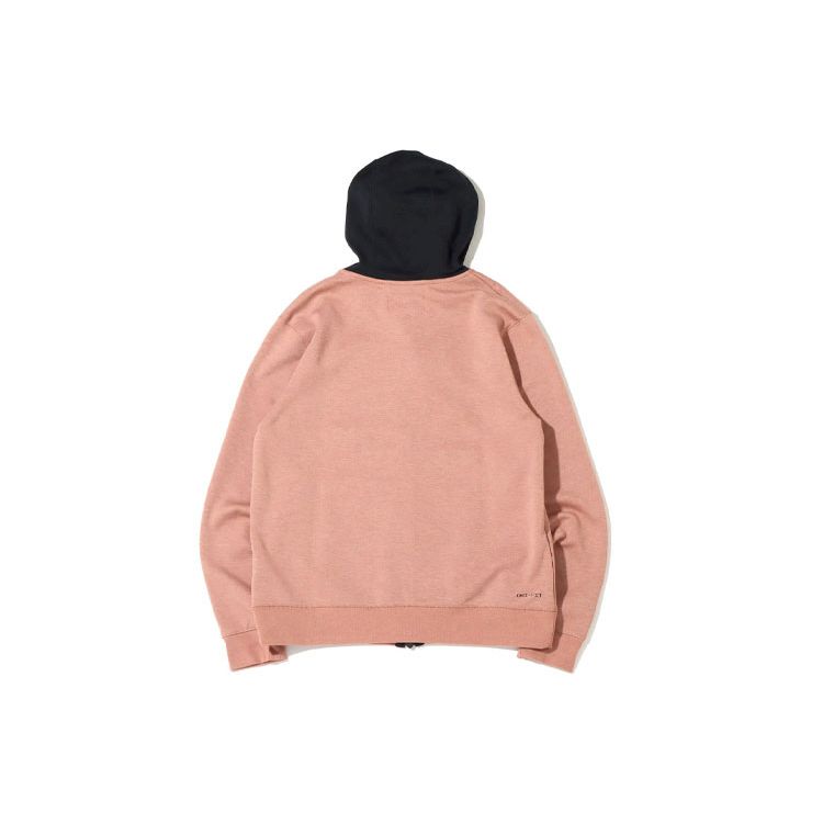 Jordan Color Block Kapuzenpullover mit Tasche Sportjacke Herren Oberbekleidung Rosa DJ0876-668