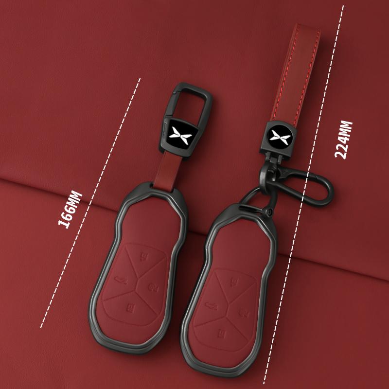 Zinc Alloy Auto Key Fob Cover Case Housing Fit For Xpeng Xiaopeng G6 G9 P7 P7I G3 G3I P5 - Protector Bag Automotive Styling Auto Accessories