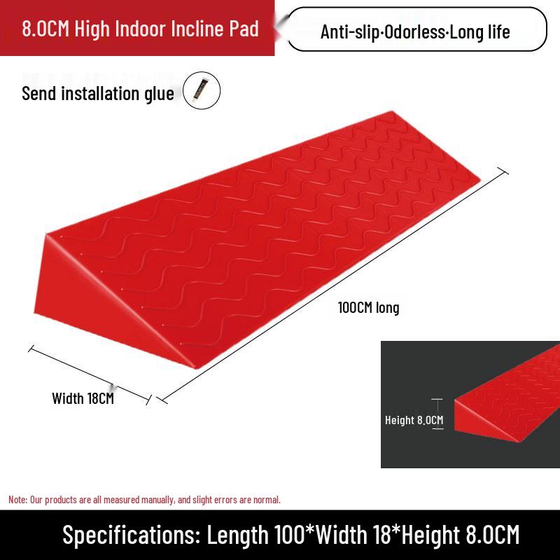 Threshold Uphill Ramp Mat for Indoor Sweeping Robots