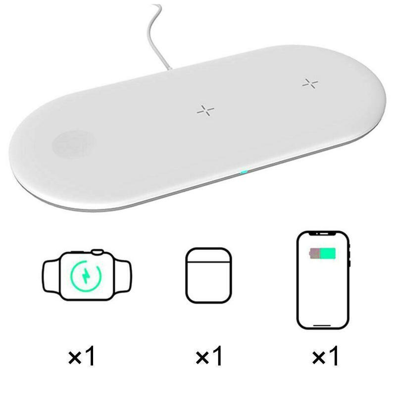 Buy Automatic Wireless 3in1 QI Charger Fast Charging Dock Mount Headset