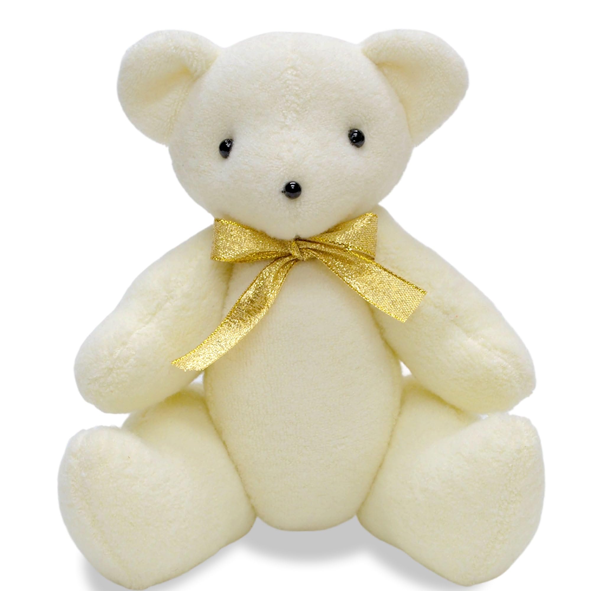

Craft Kit for Sitting Bear D Plush Toy, Includes Cotton Filling, Instructions, and Pre-Cut Fabric, Model Number 1003029