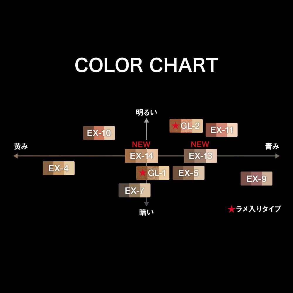 KATE Designing Eyebrow 3D Mild Soft and Natural Exquisitely Colored 3D Airy Refills Available EX-14, Brown, Finish, Powder, Brows,