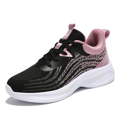 Spring and Autumn Low Top Mesh Cloth Surface Lightweight Breathable Women Walking Casual Sports Shoes Student Training Shoes