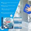 Shower Door Glass Cleaner Tablet Powerful Descaler Removes Hard Water Residue from Bathroom Mirror and Window Surfaces