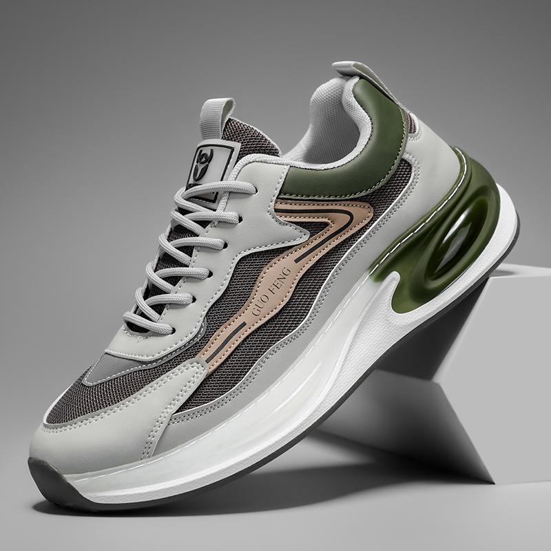 Nowa Moda Męskie Cztery Pory Roku Wygodne Buty na Grubej Podeszwie Studenci Chłopcy Modne Miękka Podeszwa Oddychające Casualowe Sneakersy do Biegania