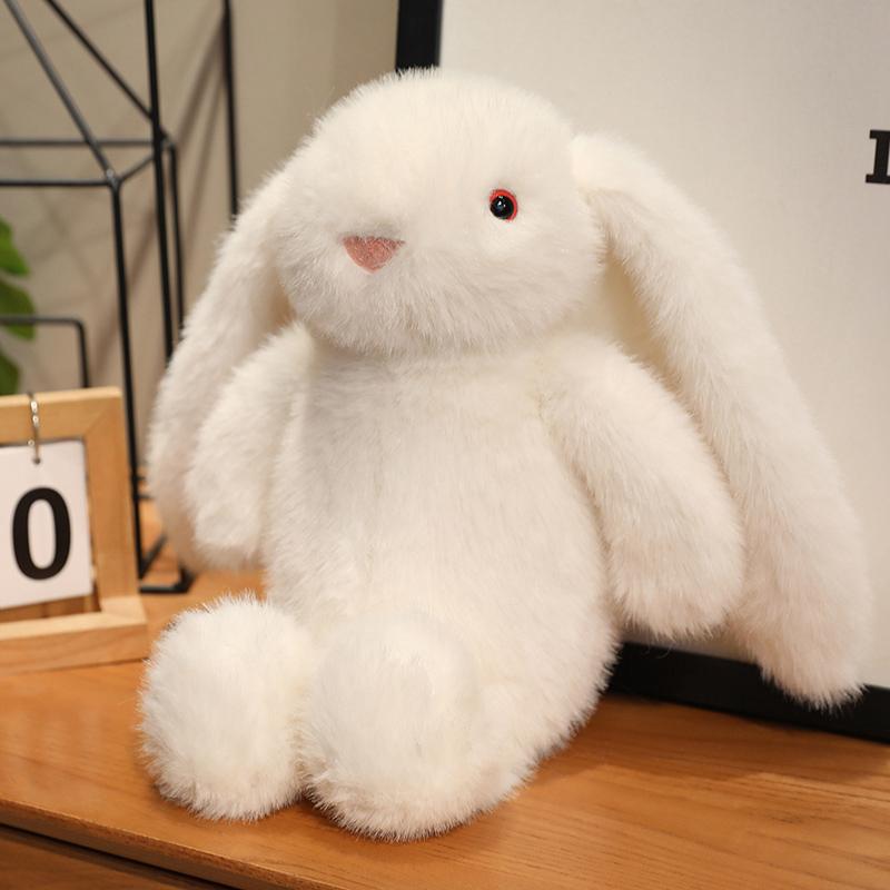 Kawaii Konijn Speelgoed Zachte Pluche Konijnen Met Lange Oren Beste Verjaardagscadeaus Voor Meisjes Paascadeaus Knuffeldieren Konijn 30cm