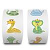 500/roll Cartoon Snake Roll Sticker Cute Animal Children DIY Skateboard Suitcase Roll Sticker