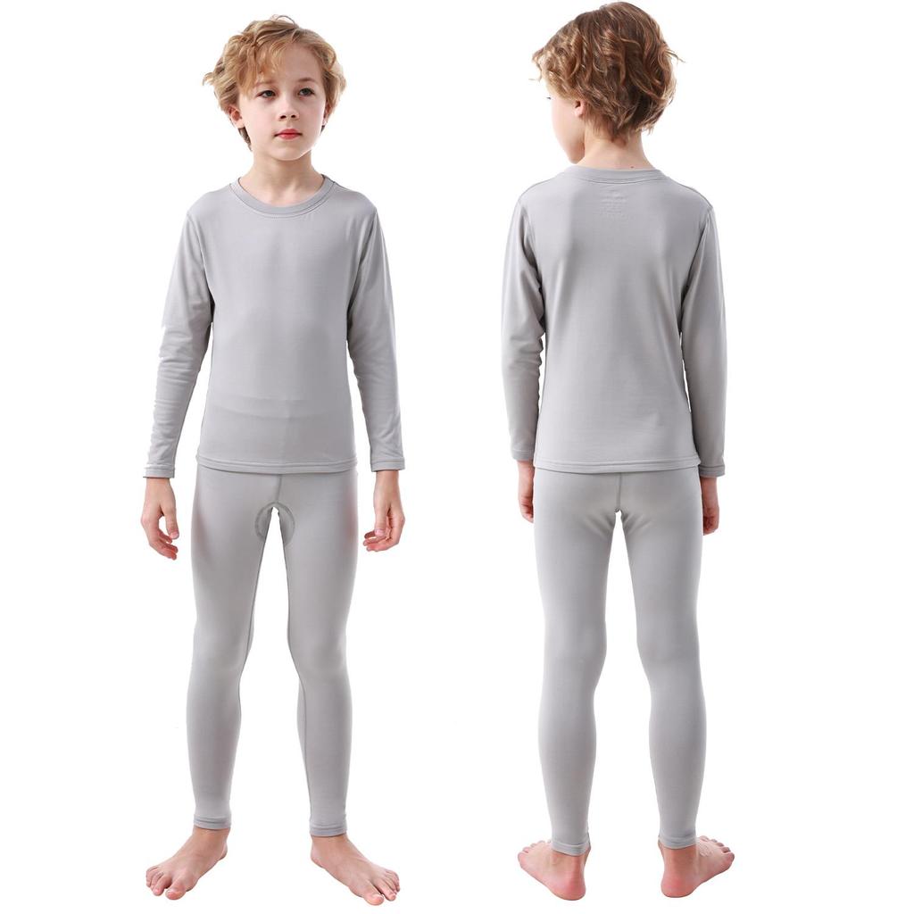 Children Winter Ski Thermal Underwear Sets Boys Girls Warm Breathable Thermo Underwear Sets Long Sleeve T-shirt