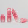 Herzform Hohl Farbverlauf Lipgloss-Tuben Großer Pinsel Lippenöl-Flaschen Leere Lipgloss-Tube Lippenstift-Flaschen Behälter