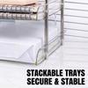 Large Capacity Desktop File Organizer Transparent Paper Holder Modular Storage Rack  Home