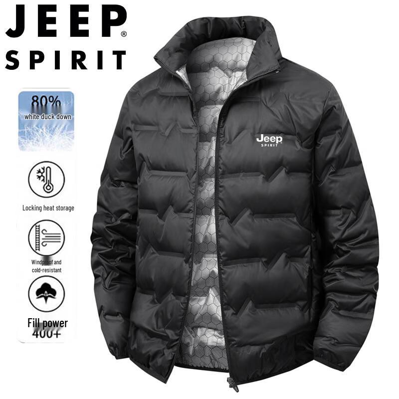 JEEP SPIRIT Men's Stand Collar Down Jacket