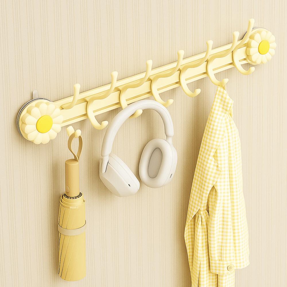 Punch-free Suction Cup Door Rear Hooks Wall Mounted Kitchen Storage Hook Bathroom