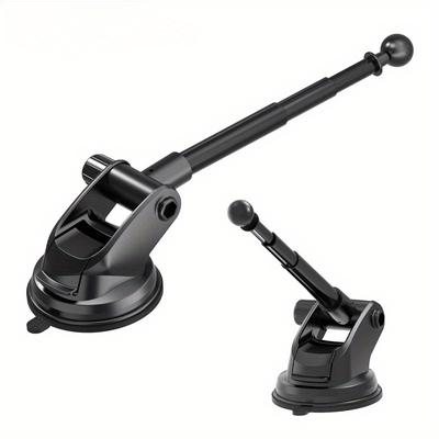 1 PC Suction Cup 17mm Ball Head Base with Aluminium Alloy Telescopic Arm for Car Dashboard Windshield Sucker Phone Holder Accessories
