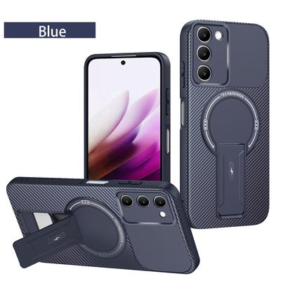 Versteckte Magnetische Halterung Stoßfeste Handyhülle Für Xiaomi 14T Pro POCO X7 X6 M6 F7 Pro C75 C75 C71 C61 Bumper Schützt Rückseite