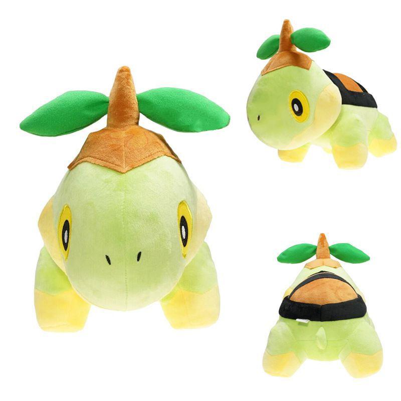 Lovable Pokemon Turtwig Plush Doll With High-density Plush Material For Maximum Softness