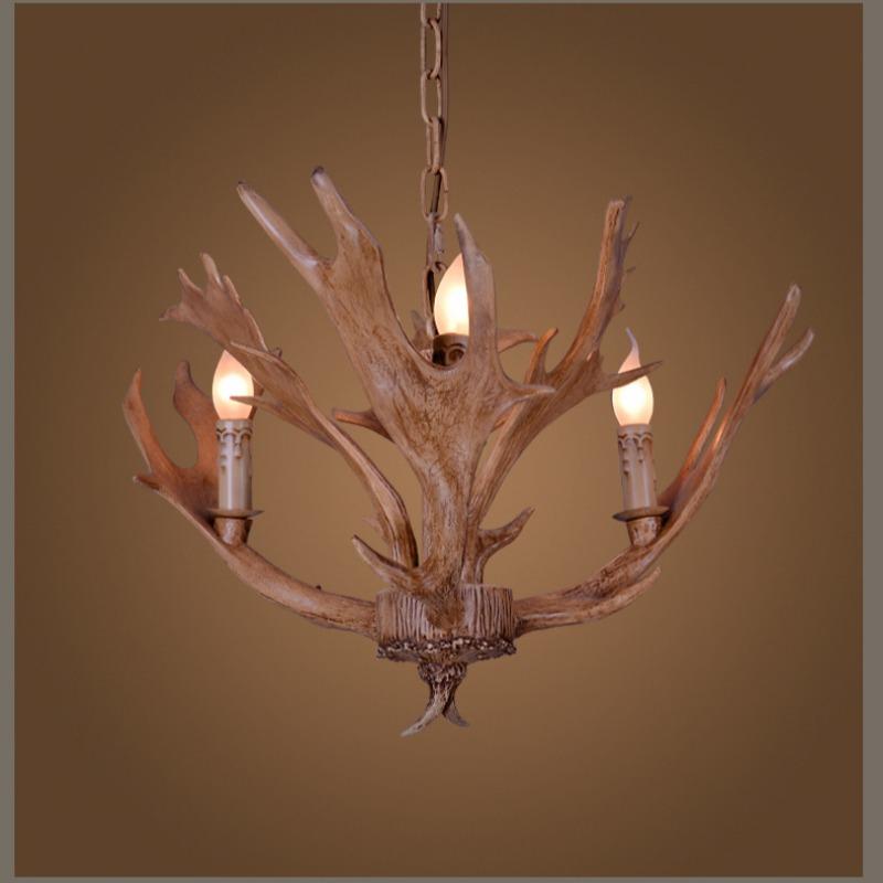 Antler Chandelier Vintage Restaurant Clothing Store Creative Personality Living Room Cabin Chandelier