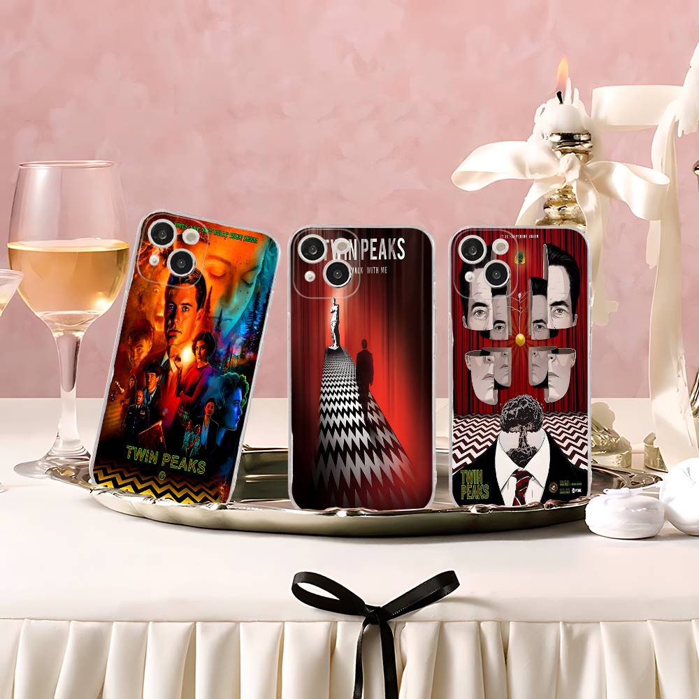 YNDFCNB Welcome To Twin Peaks Transparent Phone Case For IPhone 16 15 14 13 12 11 Pro Max Plus Soft Cover