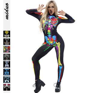 Kids Halloween Cosplay Costume Unisex Boys Girls Long Sleeve Top And Pants Set Fancy Dress For Party Carnival Holiday