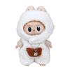 For 17cm Labubu Clothes Pendant Doll Outfit Clothes Monster Tail Heart Labubu Change To Zimomo Angel Cute Doll Clothes Toy Gift