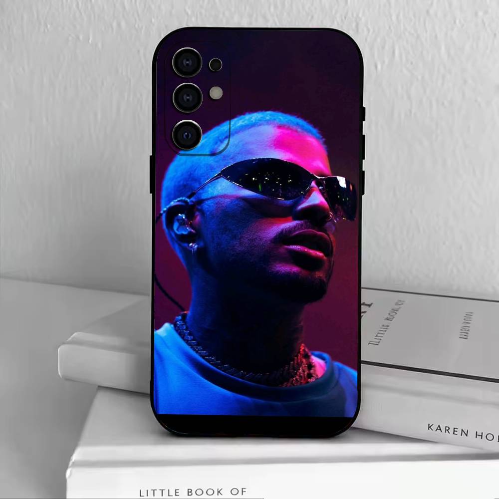 reggaeton-R- Rauw Alejandro  Phone Case For Samsung S25,S24,S21,S22,S23,S30,Ultra,S20,Plus,Fe,Lite,Note,10,Black Cover