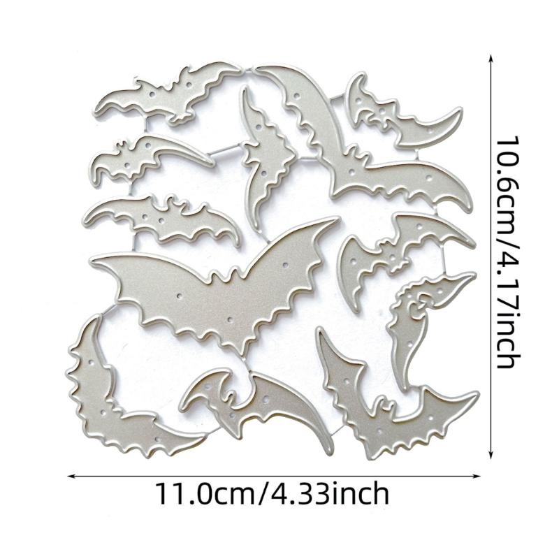 Animal Cutting Dies Halloween Bat Die Cuts Templates for Card Making Scrapbooking DIY Papercraft Album Crafts