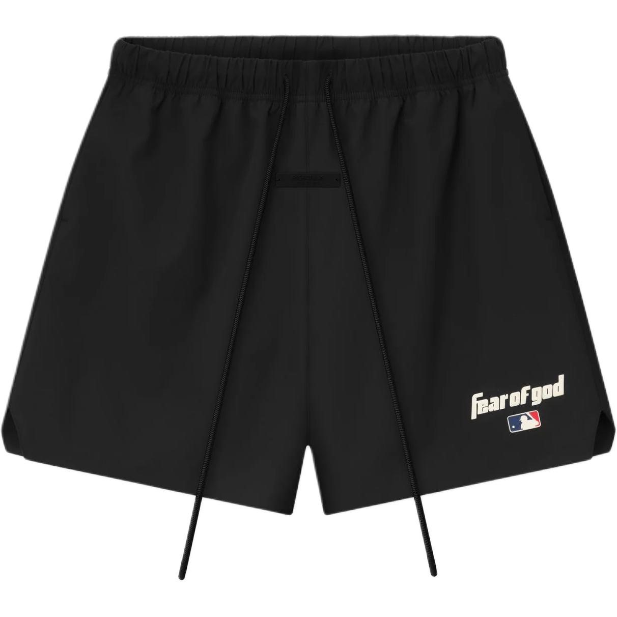 Fear of God Essentials MLB Nylon Vintage Short Black Unisex Bottoms 160ML254101F XL