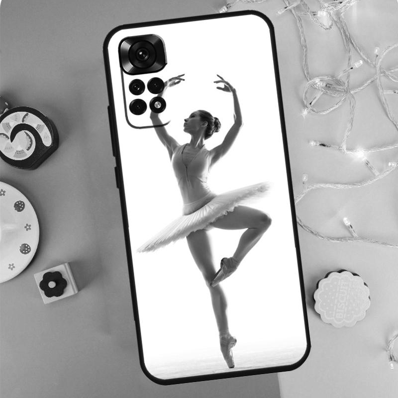 Ballerina Ballet Dance Girl Case For Xiaomi Redmi Note 14 Pro 9 10 11 12 13 9S 10S 11S 12S Redmi 14C 10C 12C 13C Cover