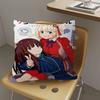 Anime Lycoris Recoil Cushion Cover Car Throw Pillow Case For Sofa Car Christmas Gift 40x40cm 45x45cm