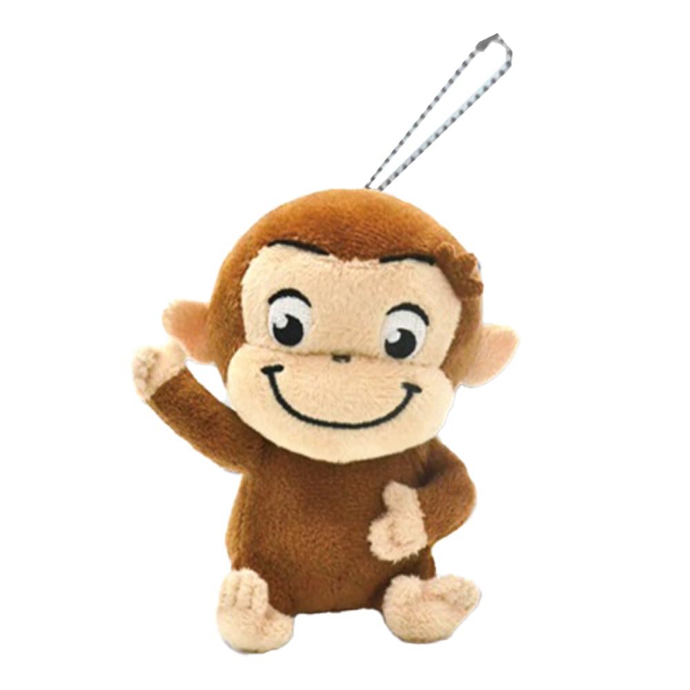 

Curious George TOY STYLE Mascot Plush Toy S with Ball Chain 13cm Approx. (One Hand)