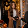 3D Printed Halloween Bat Shaped Storage Bowl Cute Luminous Halloween Snack Bowl Dark Style Gothic Desktop Candy Bowl